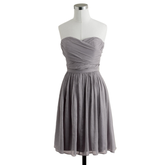 Arabelle Bridesmaid Dress Graphite 4 - Picture 1 of 4